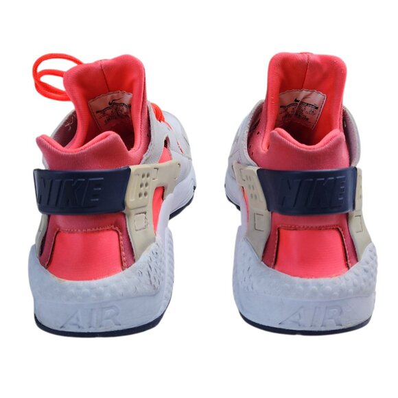 Nike Air Huarache Run 634835-013 Grey Red Sneakers Shoes Size 9 - Picture 7 of 10